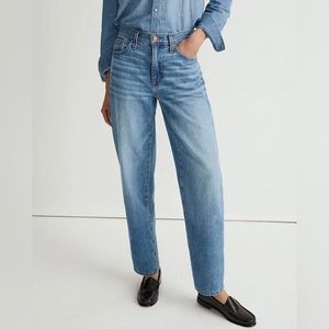 Madewell The Slouchy BOYJEAN Denim Relaxed Boyfriend Lagenlook Jeans Blue 30